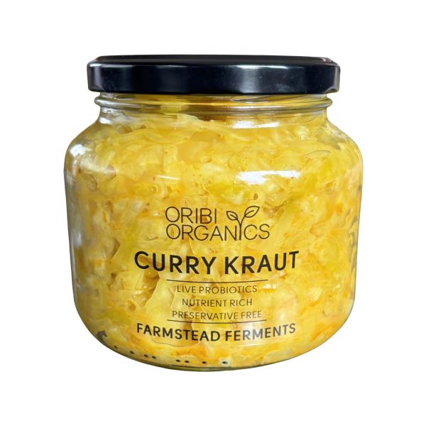 ORGANIC LACTO-FERMENTED CURRY SAUERKRAUT